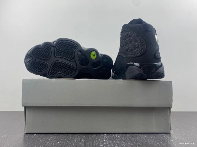 Rep Jordan 13 Air Black Retro Cat 414571-011 0708